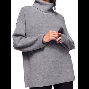 Free People Knit Tunic: Size M: Gray